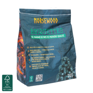Briquettes de charbon de bois de première qualité