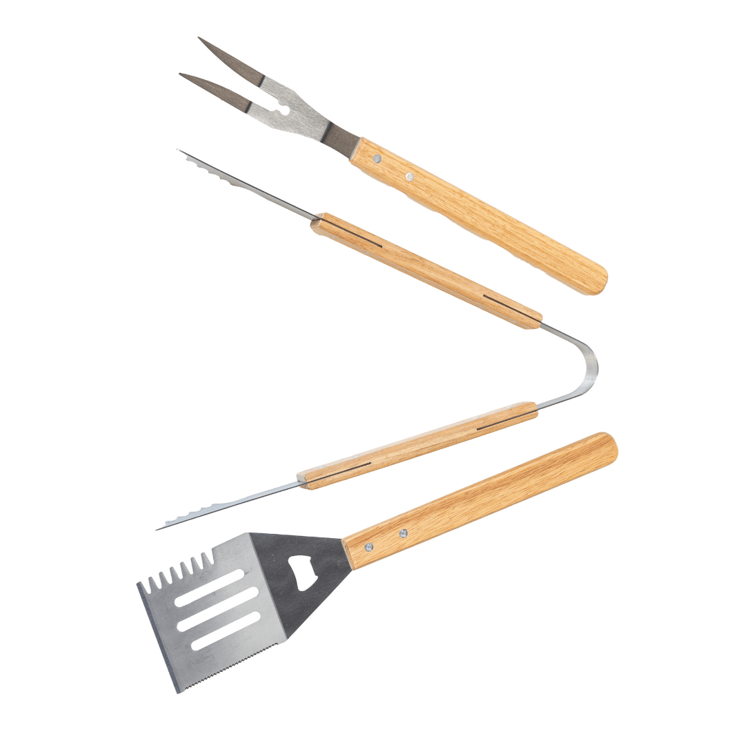 Barbecue grill tool set