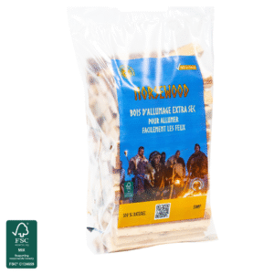Extra dry kindling for easily starting fires
